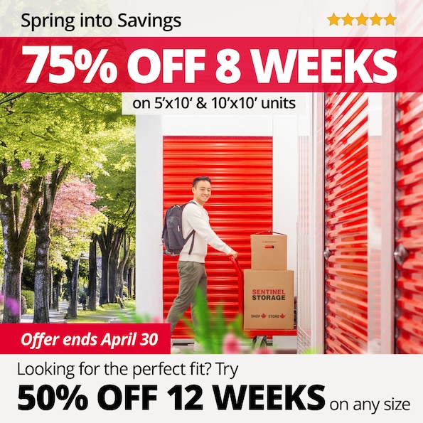 Sentinel Storage - Langley Promotion